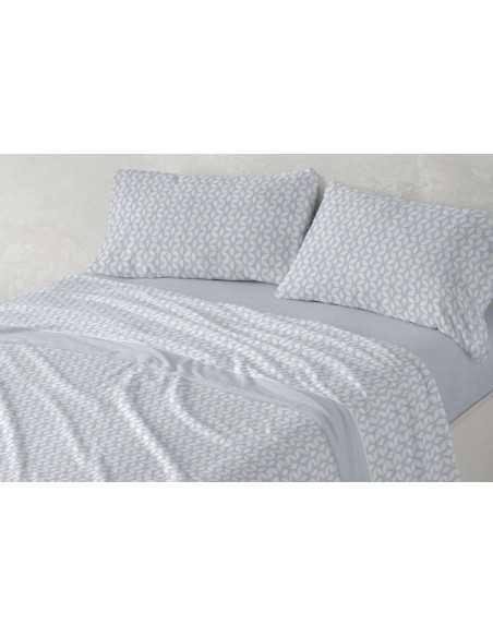 Sábanas Coralina Laia Azul | Sábanas Invierno Burrito Blanco