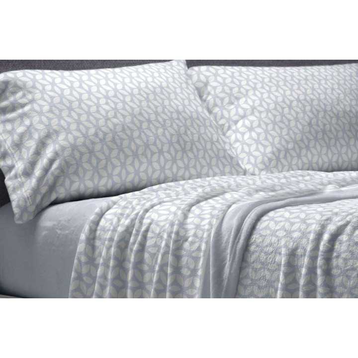 Sábanas Coralina Laia Azul | Sábanas Invierno Burrito Blanco