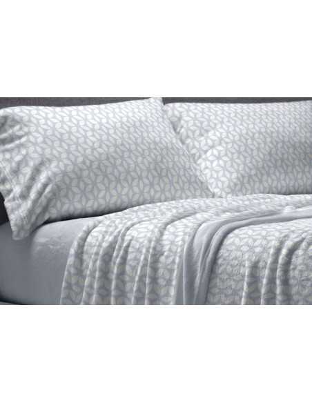 Sábanas Coralina Laia Azul | Sábanas Invierno Burrito Blanco