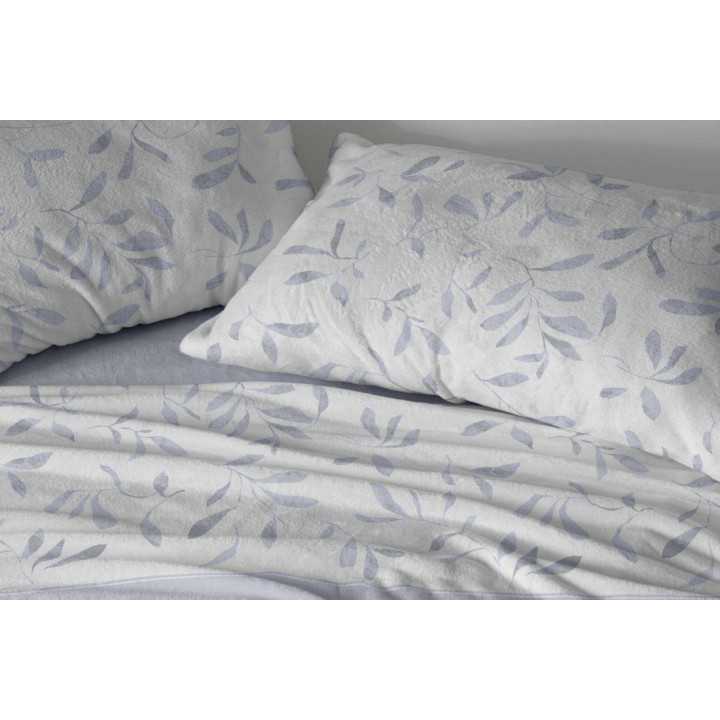 Lençóis Coralina Lavinia Azul | Lençóis de inverno Burrito | Revitex