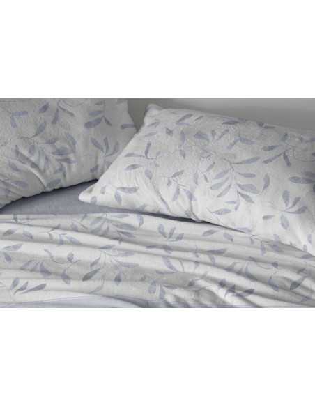 Sábanas Coralina Lavinia Azul | Sábanas Invierno Burrito Blanco