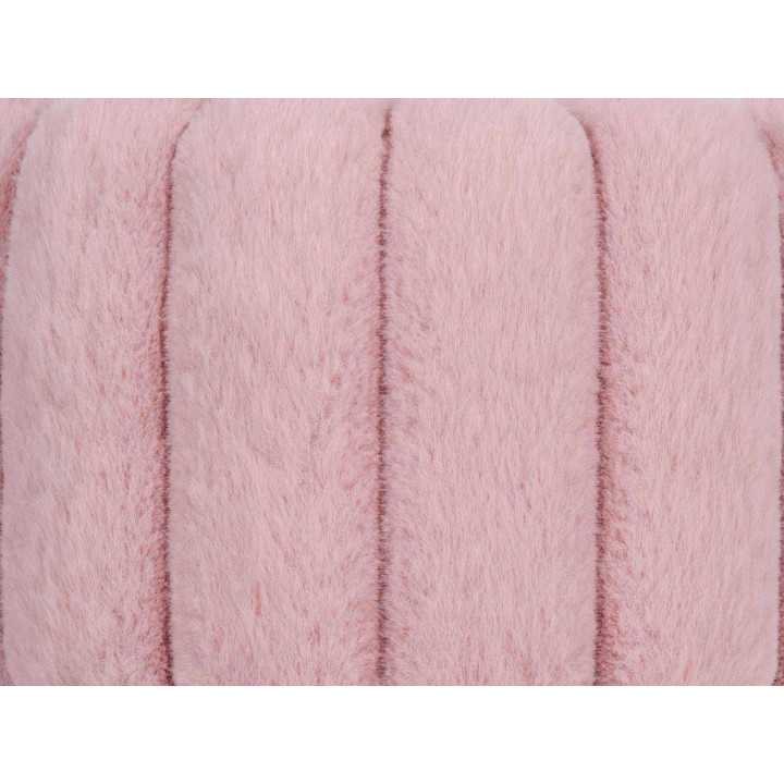 Manta Borrego Esmeralda Rosa | Plaid decorativo sofá | Revitex