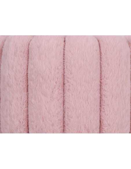 Manta Borrego Esmeralda Rosa | Plaid decorativo sofá | Revitex