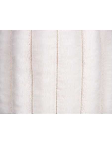 Manta Borrego Esmeralda Crua | Plaid decorativo sofá | Revitex