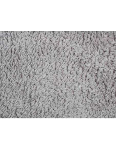 Manta Borreguito Esmeralda Gris | Plaid decorativo sofá | Revitex