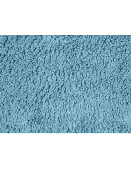 Manta Borrego Esmeralda Azul | Plaid decorativo sofá | Revitex