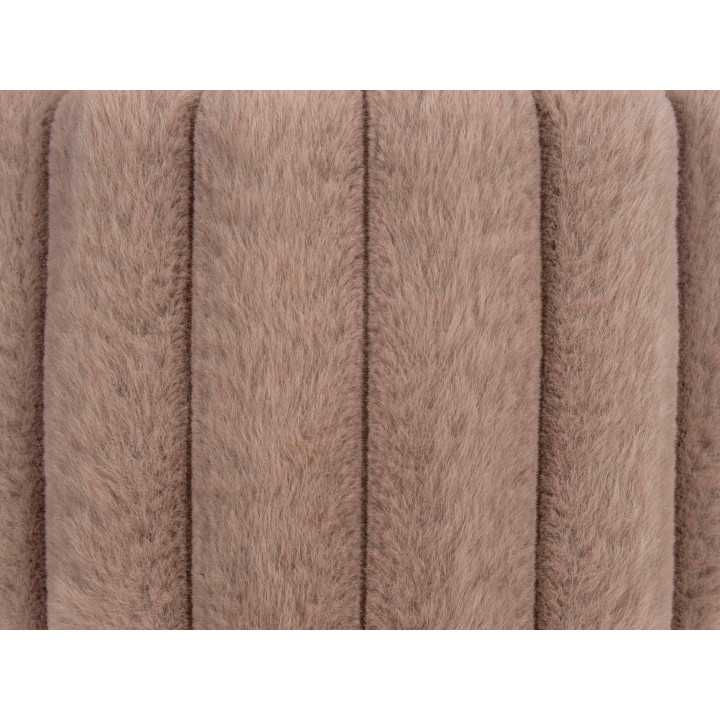 Manta Borrego Esmeralda Marrom | Plaid decorativo sofá | Revitex