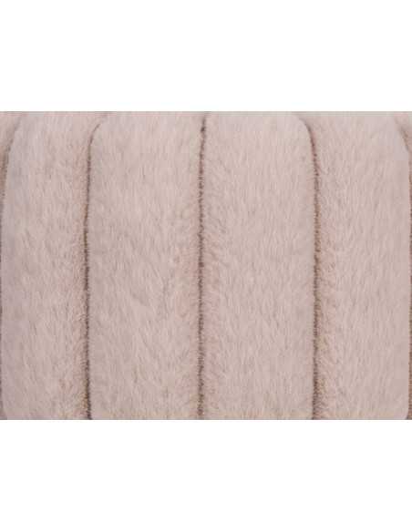 Manta Borreguito Esmeralda Beige | Plaid decorativo sofá | Revitex