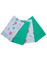 Paño microfibra Tropical Set 4 piezas