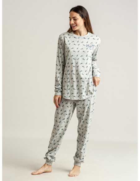 Pijama Privata Nabila | Pijama mujer punto| Revitex