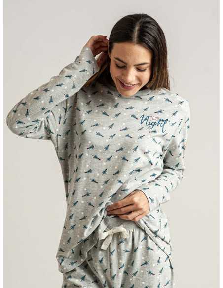 Pijama Privata Nabila | Pijama mujer punto| Revitex