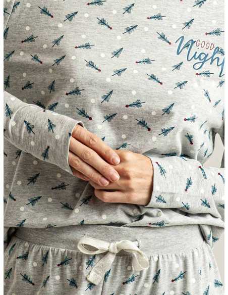 Pijama Privata Nabila | Pijama mujer punto| Revitex