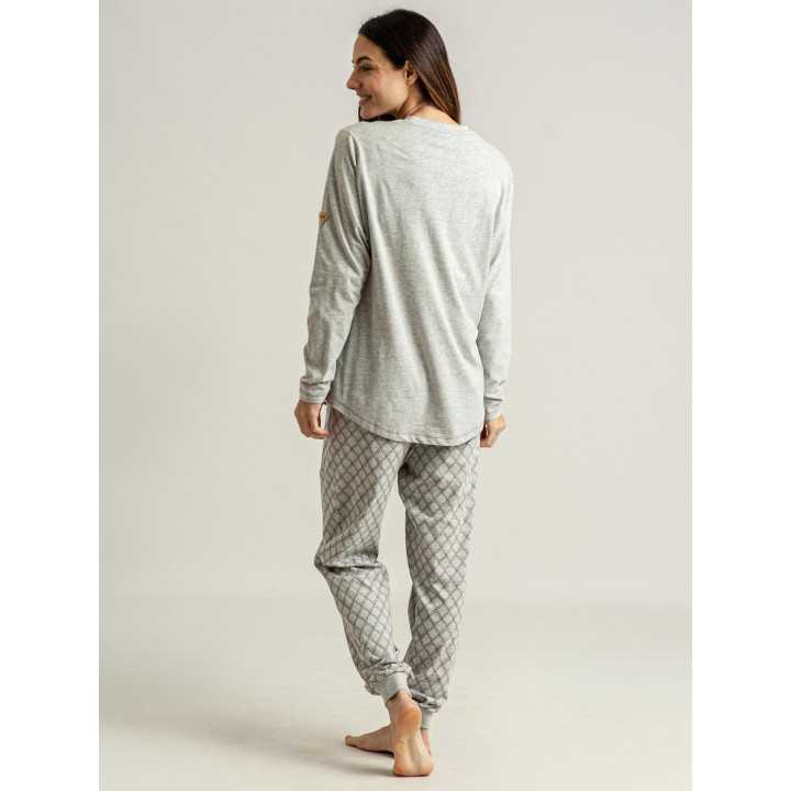 Pijama Privata Nelia | Pijama mujer punto| Revitex