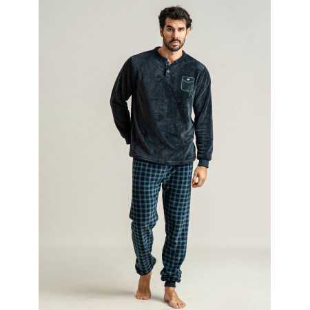 Pijama Privata Coralina Tom| Pijama Hombre Invierno| Revitex