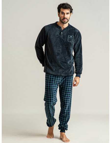 Pijama Privata Coralina Tom| Pijama Hombre Invierno| Revitex