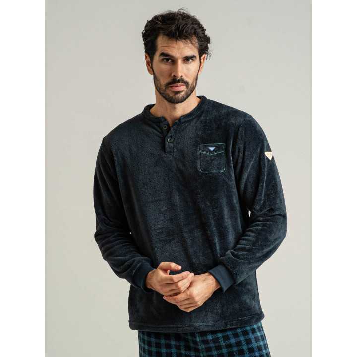 Pijama Privata Coralina Tom| Pijama Hombre Invierno| Revitex