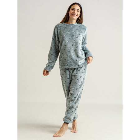 Pijama Privata Coralina Zore | Pijama Mujer Invierno| Revitex
