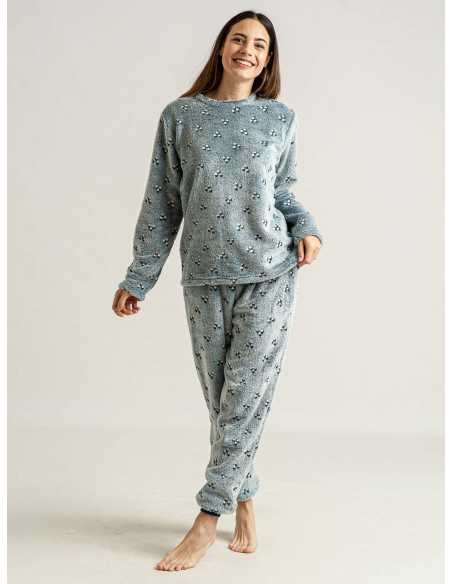 Pijama Privata Coralina Zore | Pijama Mujer Invierno| Revitex