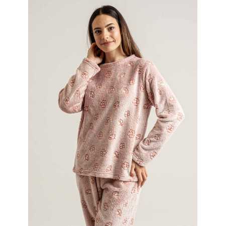 Pijama Privata Coralina Lusse | Pijama Mujer Invierno| Revitex 2