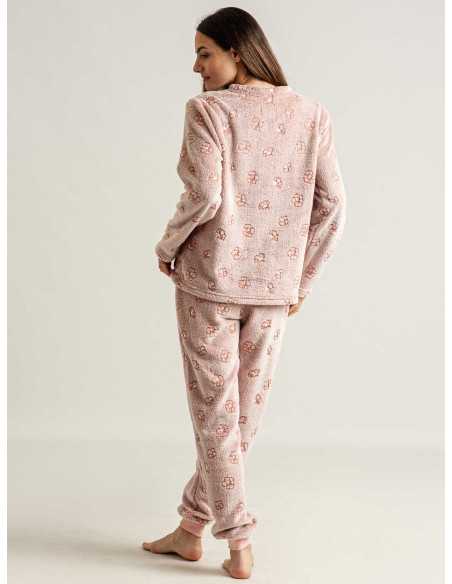 Pijama Privata Coralina Lusse | Pijama Mujer Invierno| Revitex