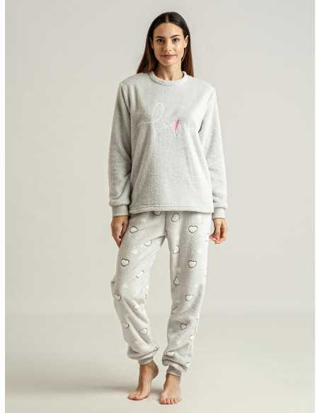 Pijama Privata Coralina Tessa| Pijama Mujer Invierno| Revitex