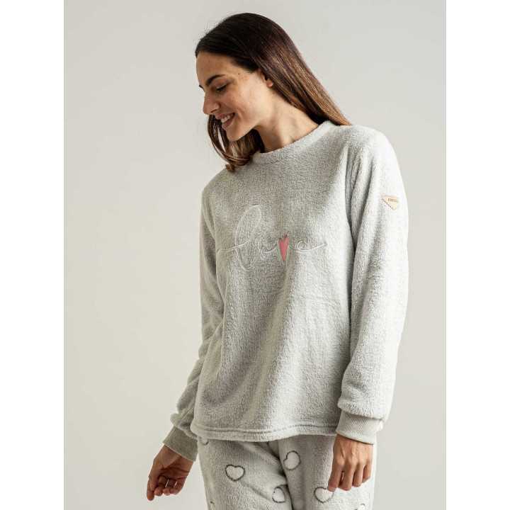 Pijama Privata Coralina Tessa| Pijama Mujer Invierno| Revitex