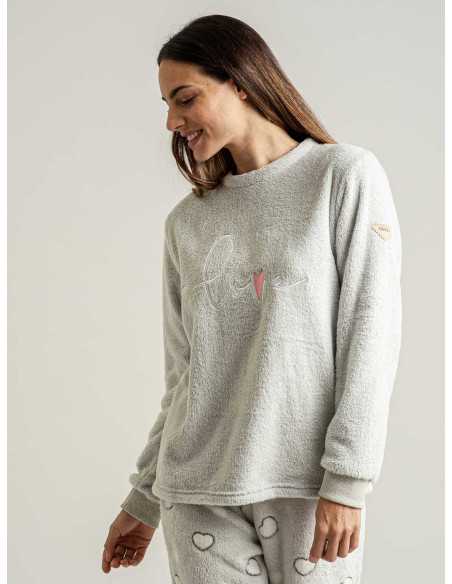 Pijama Privata Coralina Tessa| Pijama Mujer Invierno| Revitex