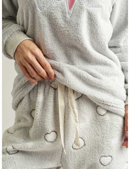Pijama Privata Coralina Tessa| Pijama Mujer Invierno| Revitex