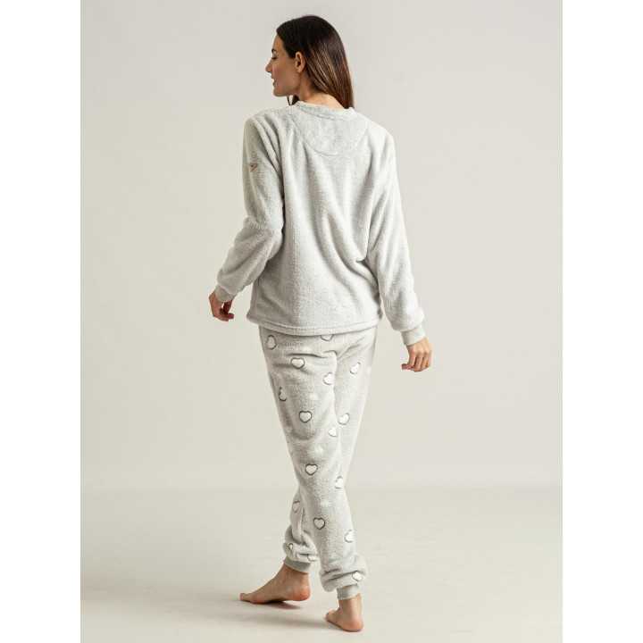 Pijama Privata Coralina Tessa| Pijama Mujer Invierno| Revitex