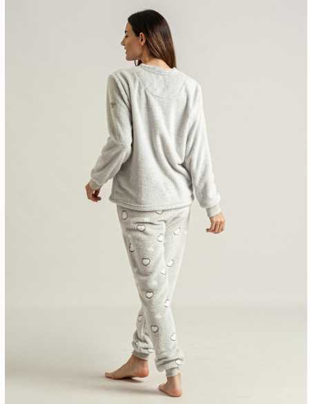 Pijama Privata Coralina Tessa| Pijama Mujer Invierno| Revitex