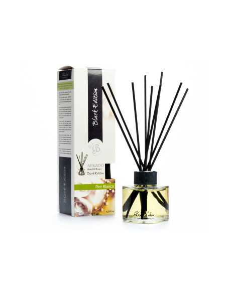 Mikado Black Edition Boles D'olor Flor Branca | Difusor de aroma