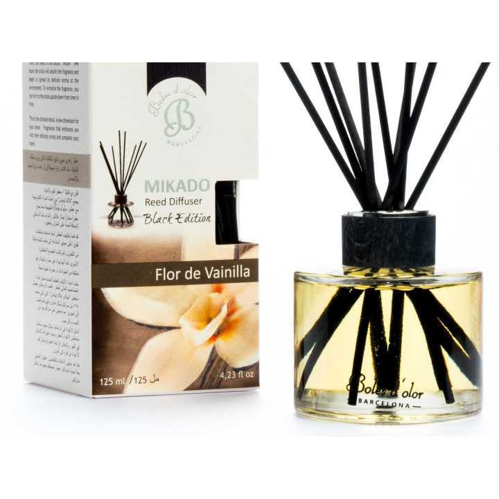 Mikado Black Edition Boles D'olor Flor Baunilha| Difusor de aroma