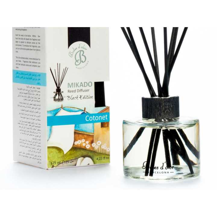 Mikado Black Edition Boles D'olor Cotonet | Difusor de ambiente