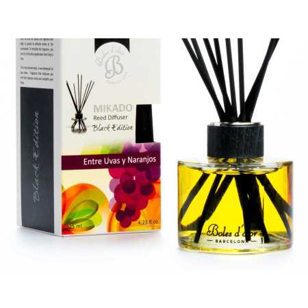 Mikado Black Edition Boles D'olor Uvas Naranjos | Difusor de ambiente 2