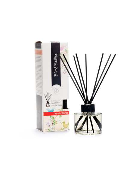 Mikado Black Edition Boles Jasmim Branco | Difusor de aroma