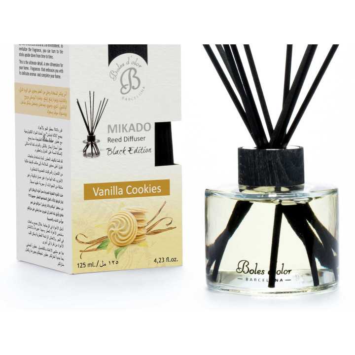 Mikado Black Edition Boles D'olor Vanilla Cookies | Difusor ambiente