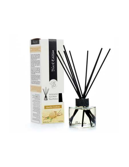 Mikado Black Edition Boles D'olor Vanilla Cookies | Difusor ambiente