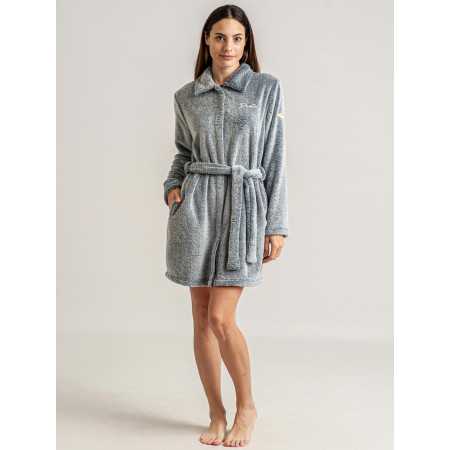 Robe coralina Paty | Roupão de Inverno de Mulher| Revitex