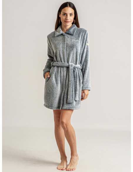 Robe coralina Paty | Roupão de Inverno de Mulher| Revitex