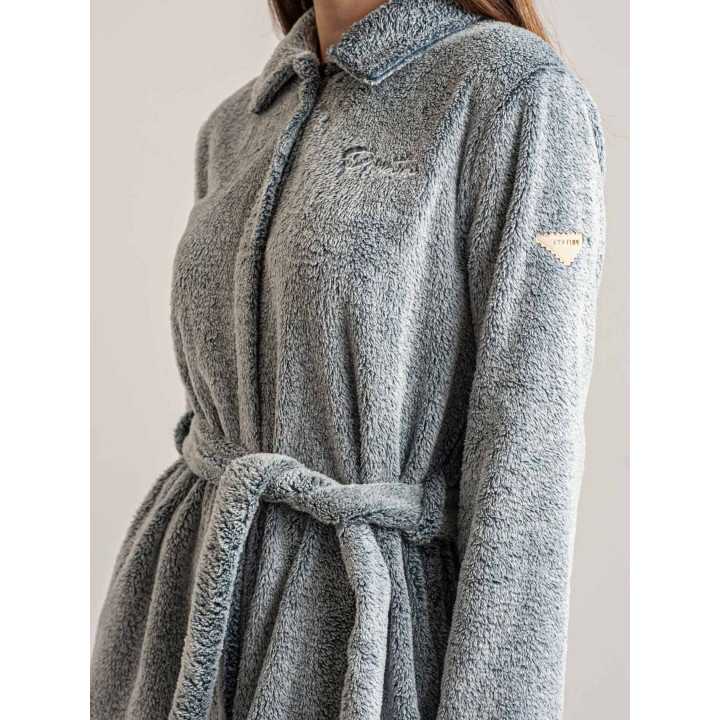 Robe coralina Paty | Roupão de Inverno de Mulher| Revitex