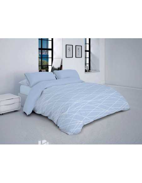 Capa de edredão Moon Azul | Capa de edredão 3 peças | Revitex