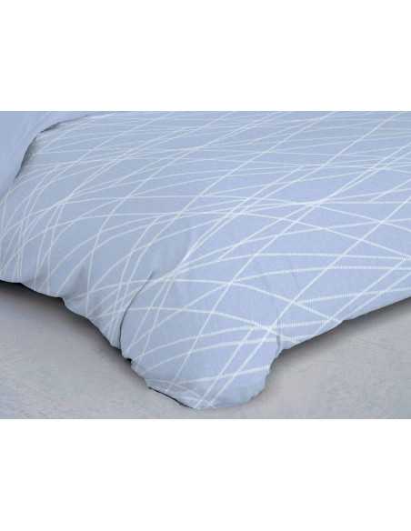 Capa de edredão Moon Azul | Capa de edredão 3 peças | Revitex