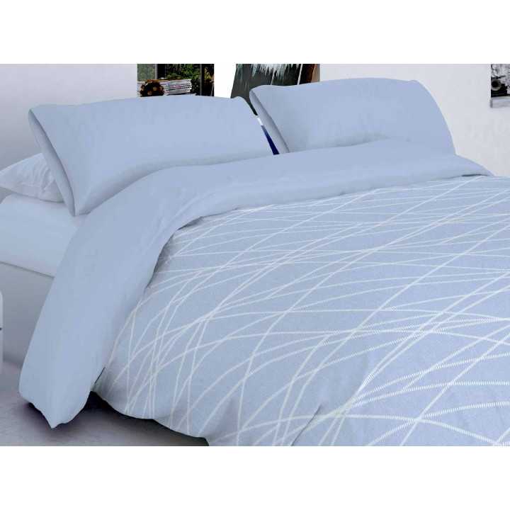 Capa de edredão Moon Azul | Capa de edredão 3 peças | Revitex