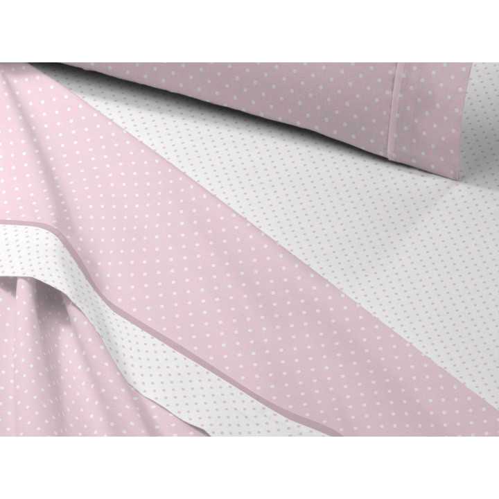 Jogo de lençóis Coralina Osman Rosa | Lençóis de inverno | Revitex