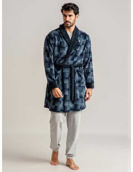 Bata corta hombre Coralina Gerard | Bata Hombre Invierno| Revitex