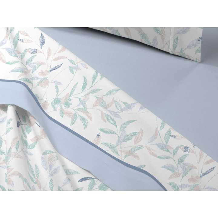 Juego Sábanas Coralina Joran Azul | Juego Sábanas invierno | Revitex