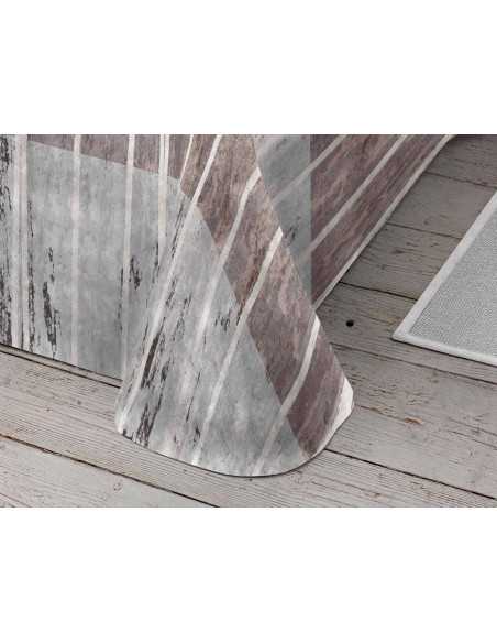 Manta de veludo Selina Marrom | Cobertor de cama estampado | Revitex