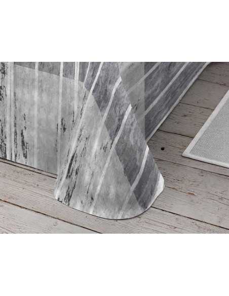 Manta Terciopelo Selina Gris | Manta estampada cama | Revitex