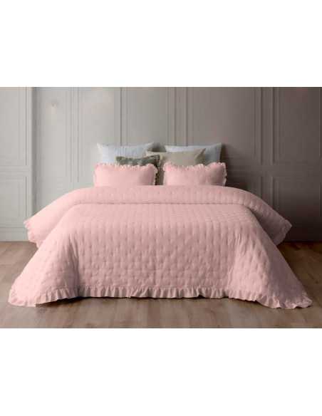 Edredón Borreguito Venecia Rosa | Edredón conforter invierno