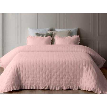 Edredão com borrego Venecia Rosa | Edredão de inverno | Revitex 2
